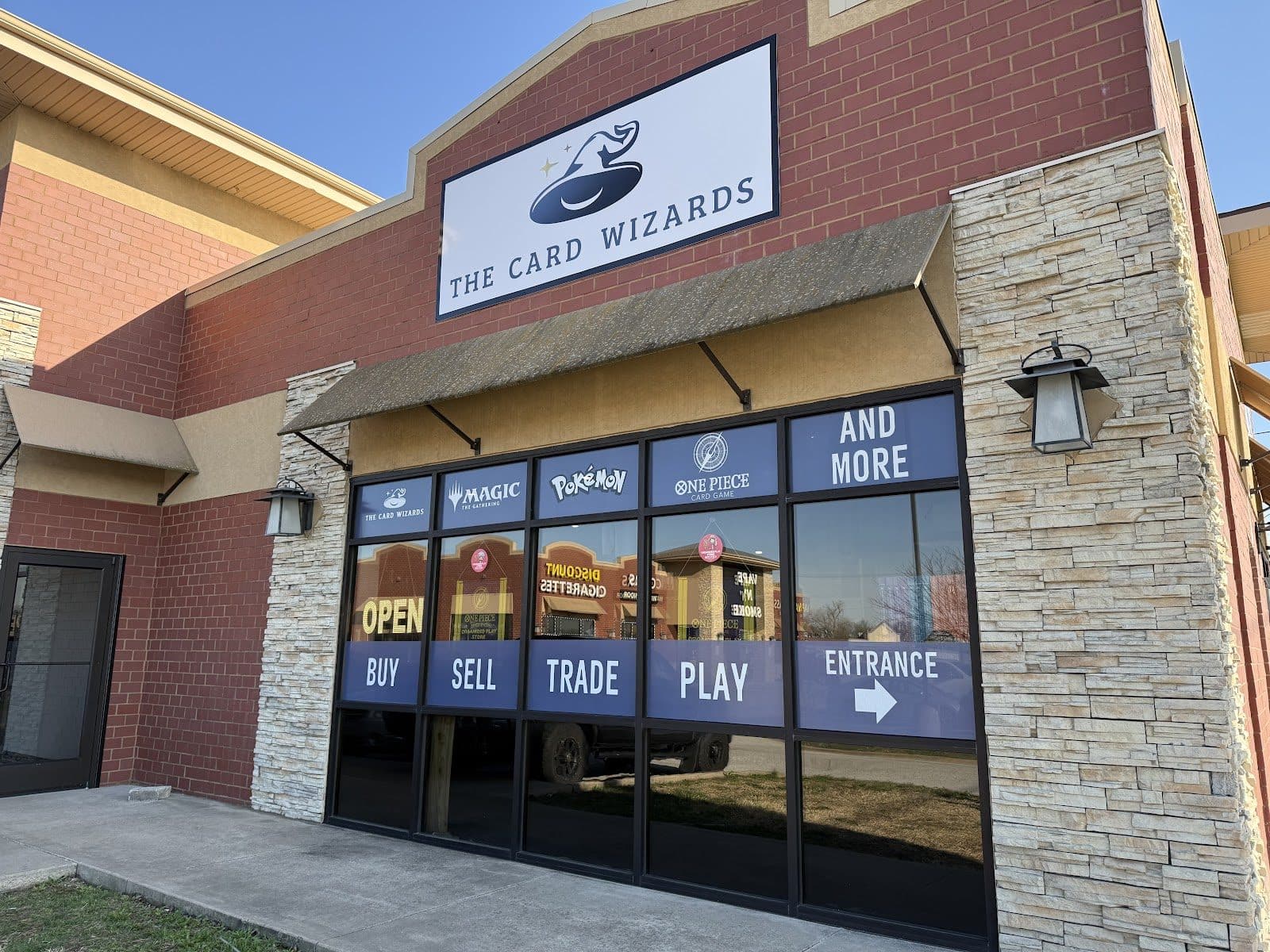 The Card Wizards storefront at 2705 S Rangeline Rd